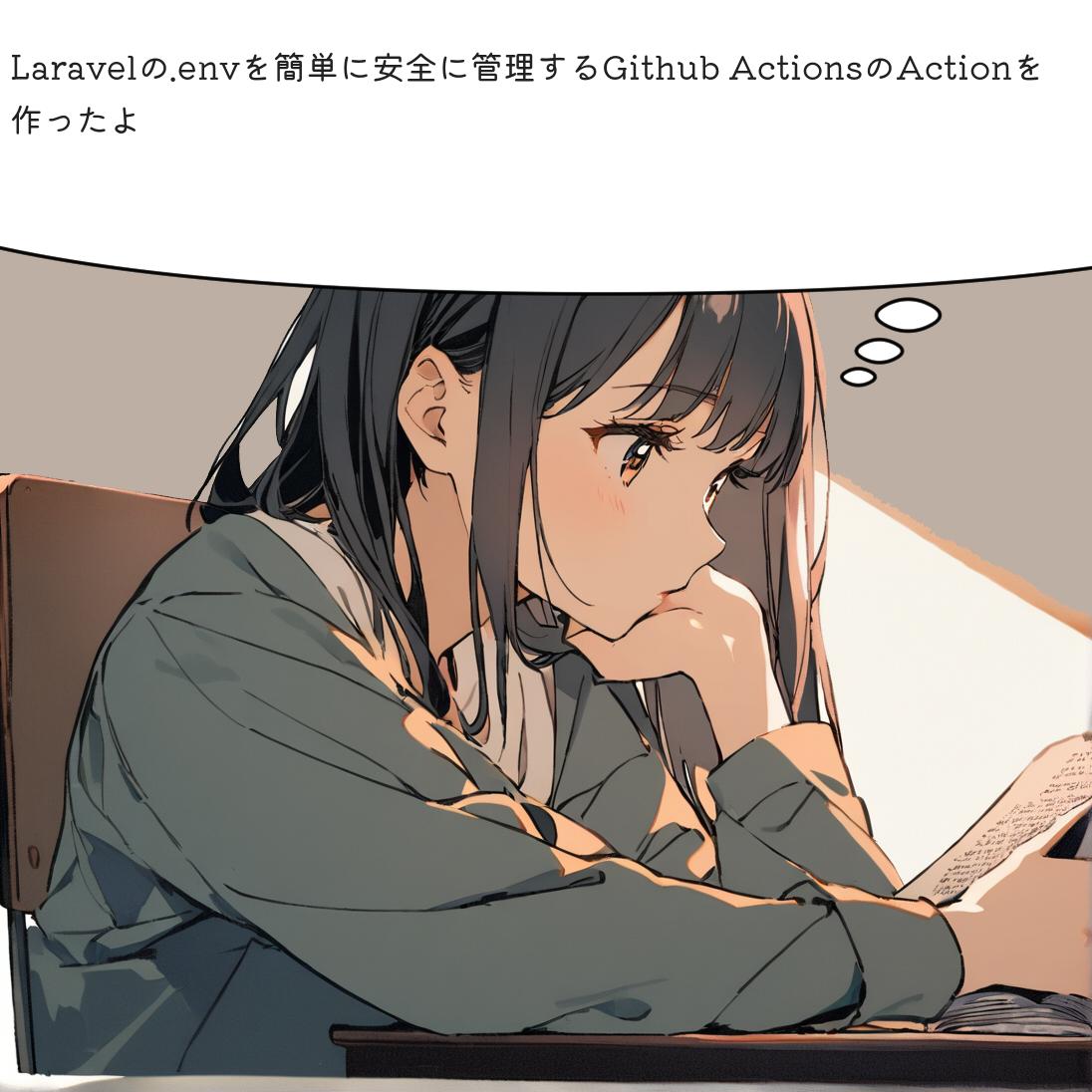 Laravelの.envを簡単に安全に管理するGithub ActionsのActionを作ったよ